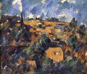 Paul Cezanne van het huis op een heuvel Spain oil painting artist